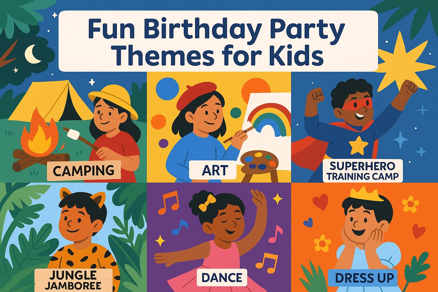 6 Birthday Party Themes for Kids That Never Get Old